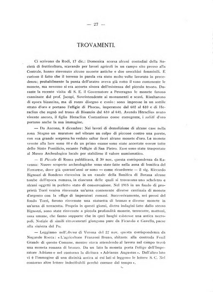 Rassegna numismatica, finanziaria e tecnico-monetaria