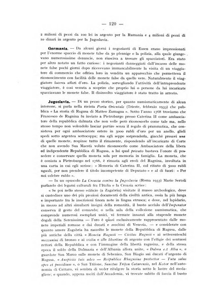 Rassegna numismatica, finanziaria e tecnico-monetaria