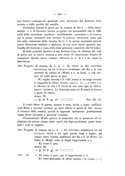 Rassegna numismatica, finanziaria e tecnico-monetaria