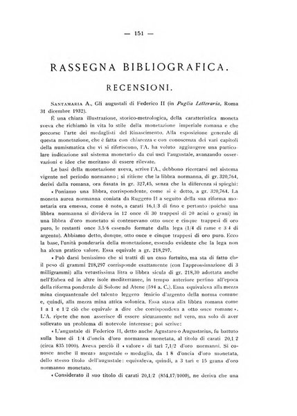 Rassegna numismatica, finanziaria e tecnico-monetaria