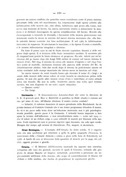 Rassegna numismatica, finanziaria e tecnico-monetaria