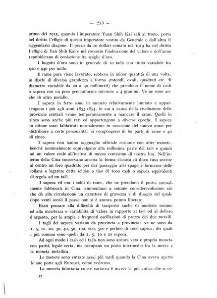 Rassegna numismatica, finanziaria e tecnico-monetaria