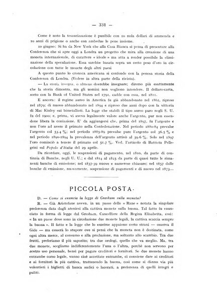 Rassegna numismatica, finanziaria e tecnico-monetaria