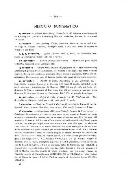 Rassegna numismatica, finanziaria e tecnico-monetaria