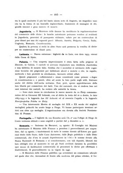 Rassegna numismatica, finanziaria e tecnico-monetaria