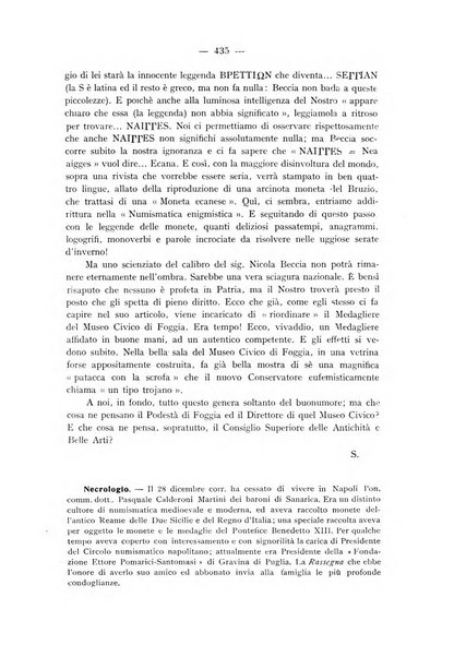 Rassegna numismatica, finanziaria e tecnico-monetaria