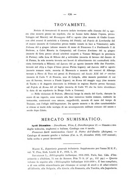 Rassegna numismatica, finanziaria e tecnico-monetaria