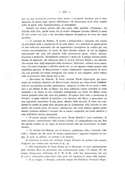 Rassegna numismatica, finanziaria e tecnico-monetaria