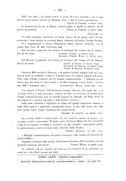 Rassegna numismatica, finanziaria e tecnico-monetaria