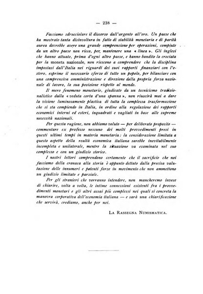 Rassegna numismatica, finanziaria e tecnico-monetaria