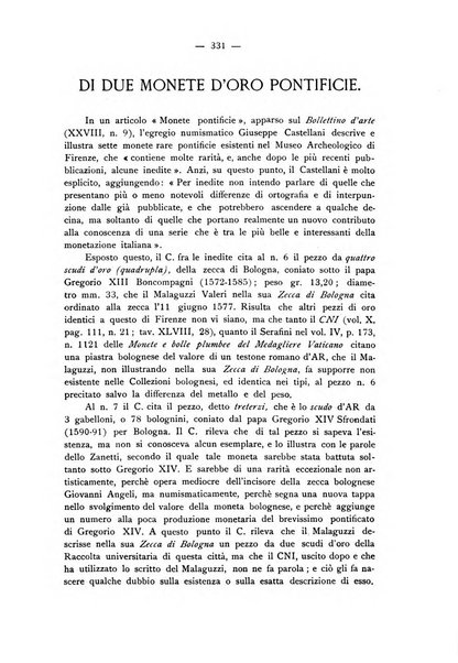 Rassegna numismatica, finanziaria e tecnico-monetaria