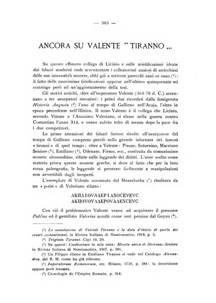 Rassegna numismatica, finanziaria e tecnico-monetaria