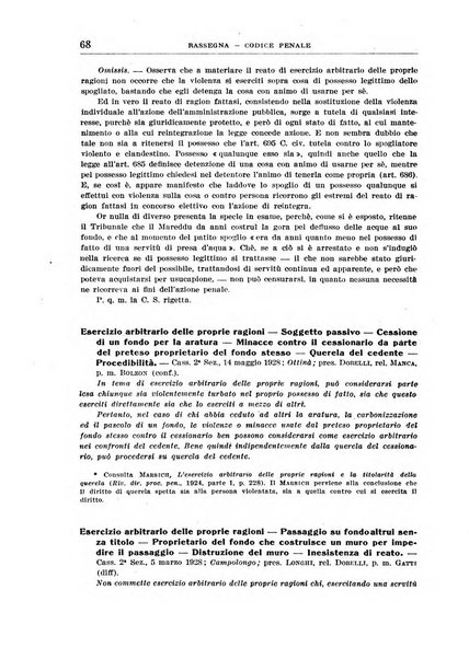 Rassegna penale dizionario di dottrina, giurisprudenza, legislazione