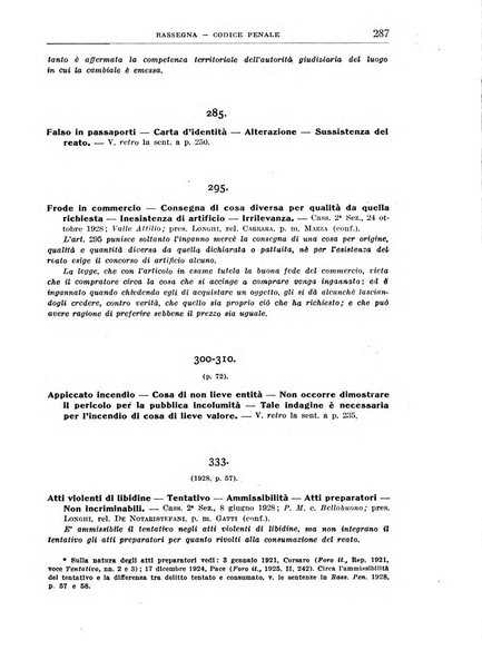 Rassegna penale dizionario di dottrina, giurisprudenza, legislazione