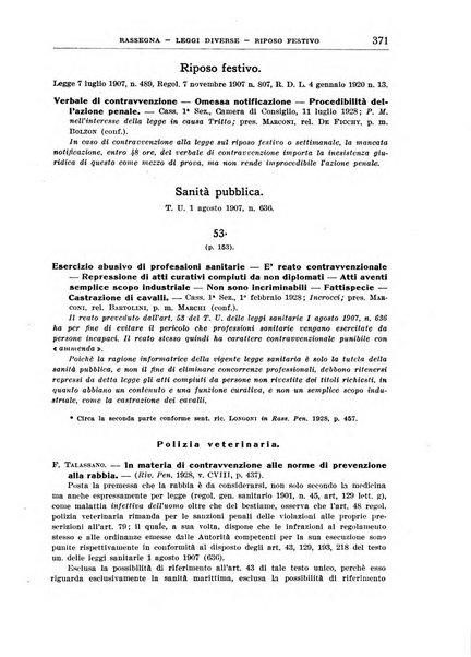 Rassegna penale dizionario di dottrina, giurisprudenza, legislazione