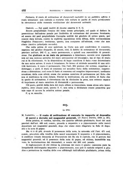 Rassegna penale dizionario di dottrina, giurisprudenza, legislazione