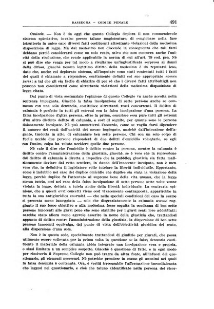 Rassegna penale dizionario di dottrina, giurisprudenza, legislazione