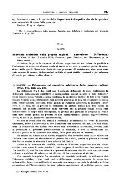 Rassegna penale dizionario di dottrina, giurisprudenza, legislazione