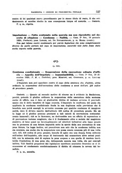 Rassegna penale dizionario di dottrina, giurisprudenza, legislazione