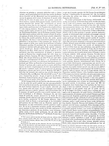 La rassegna settimanale di politica, scienze, lettere ed arti