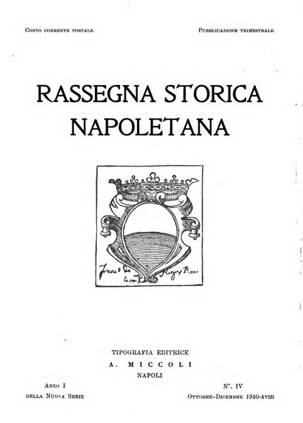 Rassegna storica napoletana