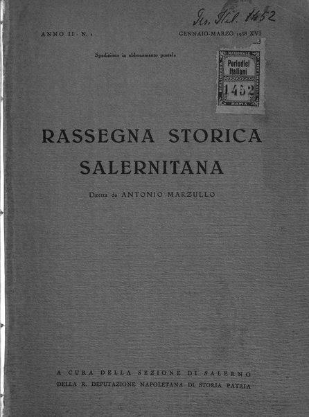 Rassegna storica salernitana