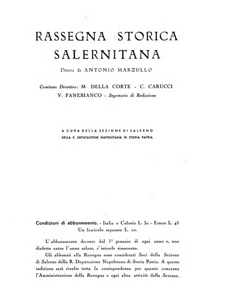 Rassegna storica salernitana