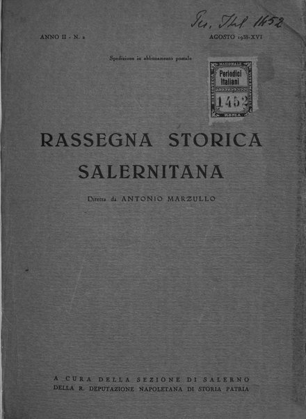 Rassegna storica salernitana