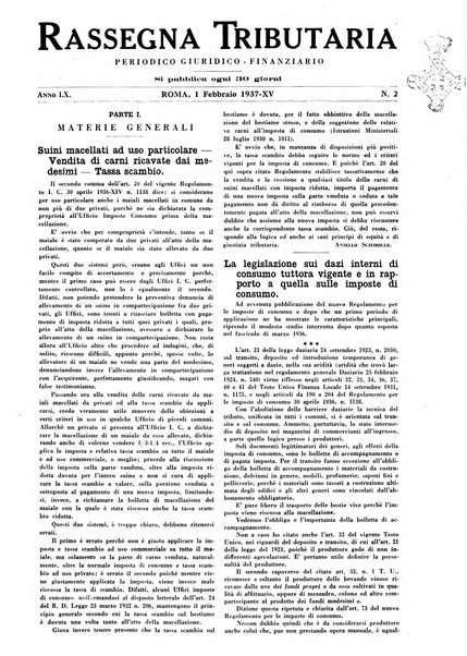 Rassegna tributaria periodico giuridico-finanziario in materia di imposte, di consumo e di tributi locali