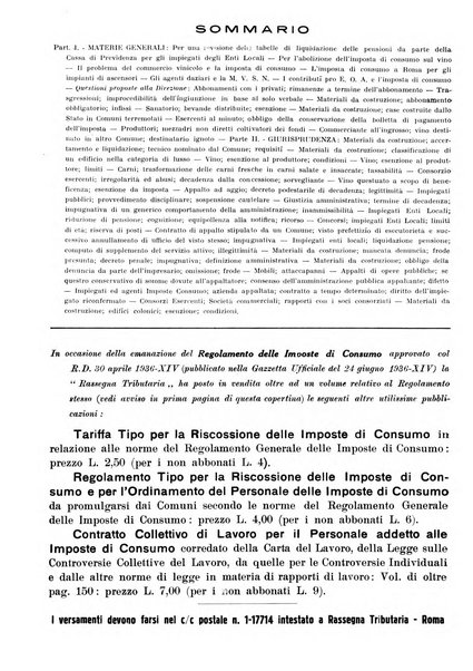 Rassegna tributaria periodico giuridico-finanziario in materia di imposte, di consumo e di tributi locali