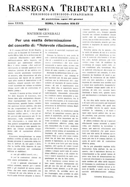 Rassegna tributaria periodico giuridico-finanziario in materia di imposte, di consumo e di tributi locali