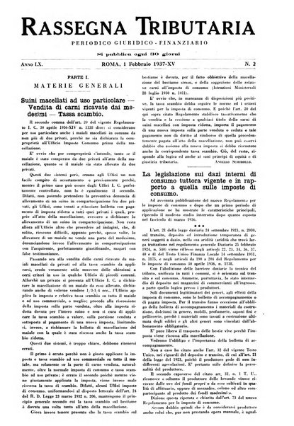 Rassegna tributaria periodico giuridico-finanziario in materia di imposte, di consumo e di tributi locali