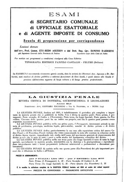 Rassegna tributaria periodico giuridico-finanziario in materia di imposte, di consumo e di tributi locali