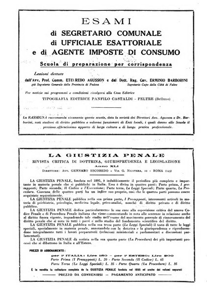 Rassegna tributaria periodico giuridico-finanziario in materia di imposte, di consumo e di tributi locali