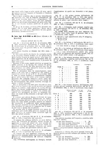 Rassegna tributaria periodico giuridico-finanziario in materia di imposte, di consumo e di tributi locali