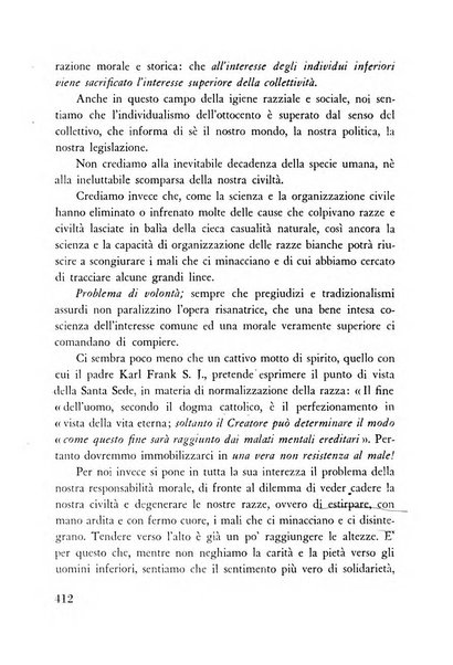 Razza e civilta rivista mensile del Consiglio superiore e della Direzione generale per la demografia e la razza