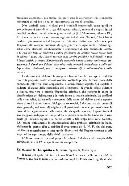 Razza e civilta rivista mensile del Consiglio superiore e della Direzione generale per la demografia e la razza