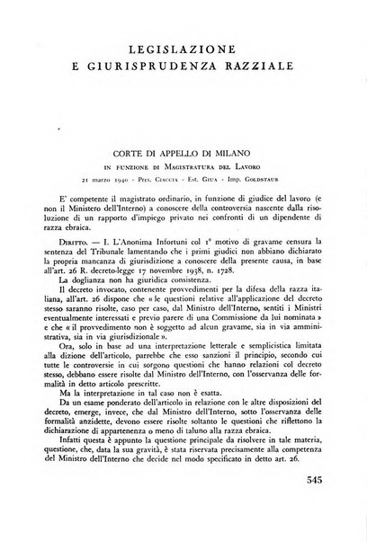 Razza e civilta rivista mensile del Consiglio superiore e della Direzione generale per la demografia e la razza