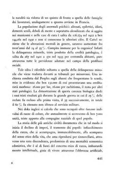 Razza e civilta rivista mensile del Consiglio superiore e della Direzione generale per la demografia e la razza