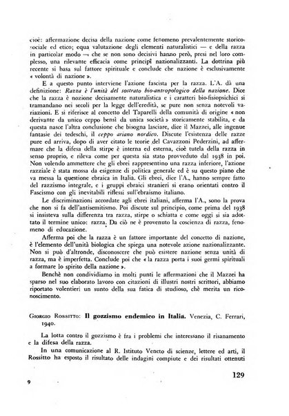 Razza e civilta rivista mensile del Consiglio superiore e della Direzione generale per la demografia e la razza