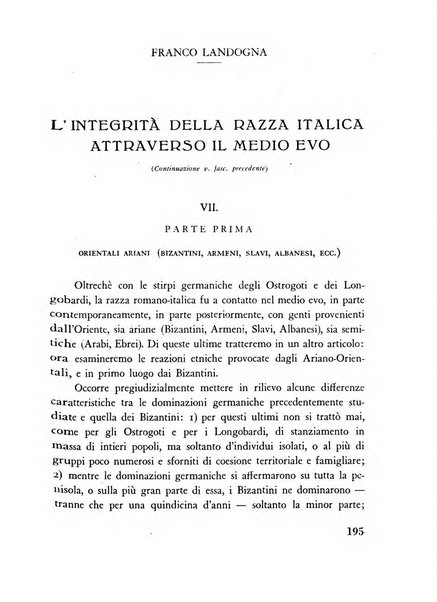 Razza e civilta rivista mensile del Consiglio superiore e della Direzione generale per la demografia e la razza