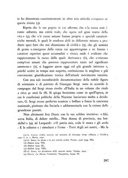 Razza e civilta rivista mensile del Consiglio superiore e della Direzione generale per la demografia e la razza