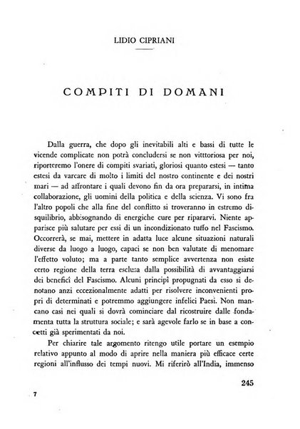 Razza e civilta rivista mensile del Consiglio superiore e della Direzione generale per la demografia e la razza