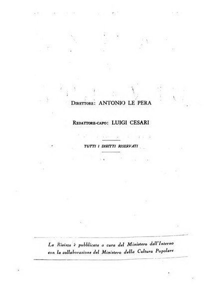 Razza e civilta rivista mensile del Consiglio superiore e della Direzione generale per la demografia e la razza