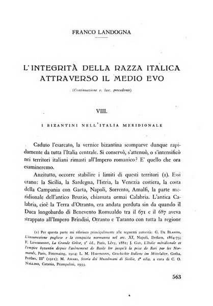 Razza e civilta rivista mensile del Consiglio superiore e della Direzione generale per la demografia e la razza