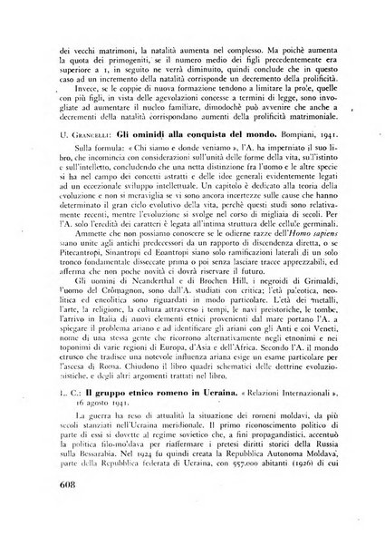 Razza e civilta rivista mensile del Consiglio superiore e della Direzione generale per la demografia e la razza