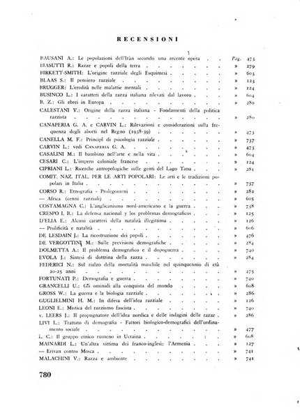 Razza e civilta rivista mensile del Consiglio superiore e della Direzione generale per la demografia e la razza