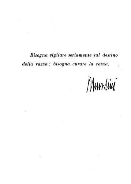 Razza e civilta rivista mensile del Consiglio superiore e della Direzione generale per la demografia e la razza