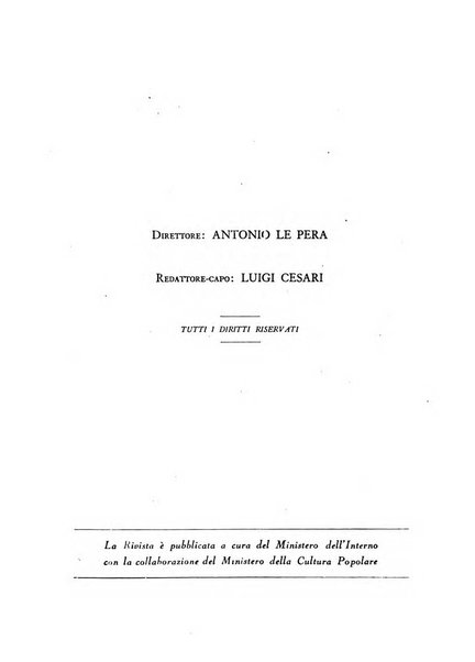 Razza e civilta rivista mensile del Consiglio superiore e della Direzione generale per la demografia e la razza