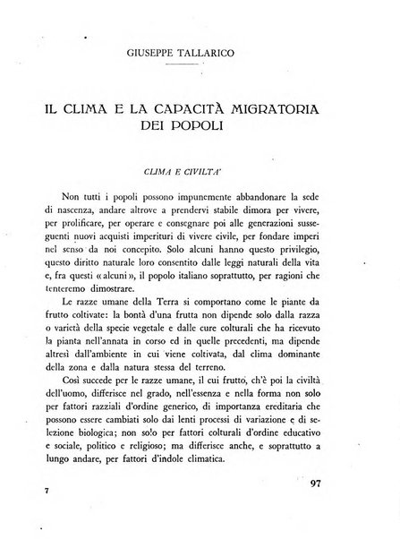 Razza e civilta rivista mensile del Consiglio superiore e della Direzione generale per la demografia e la razza